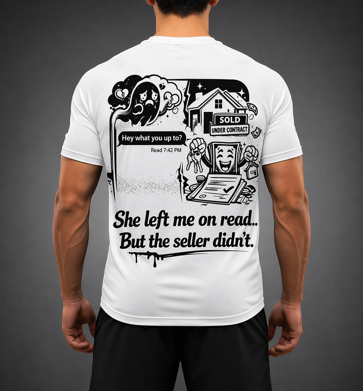 She Left Me On Read… But the Seller Didn’t” Tee